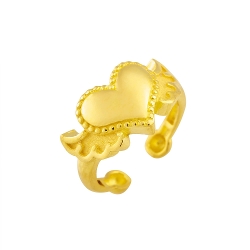 순금 하트 천사 돌반지 3.75g